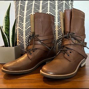 Brown Leather Booties 🥾